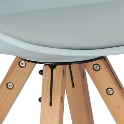 Krzesło Norden Star Square PP szary jasny/naturalny