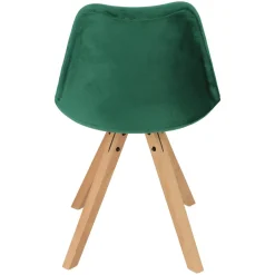 Krzesło Norden Star Square Velvet zielony