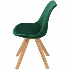 Krzesło Norden Star Square Velvet zielony
