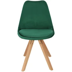 Krzesło Norden Star Square Velvet zielony