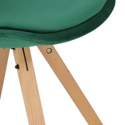 Krzesło Norden Star Square Velvet zielony