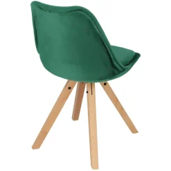 Krzesło Norden Star Square Velvet zielony