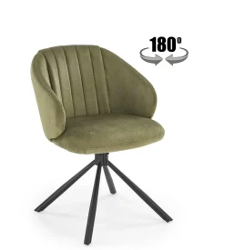 Krzesło obrotowe Arnadine oliwkowe