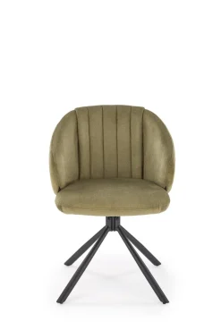 Krzesło obrotowe Arnadine oliwkowe