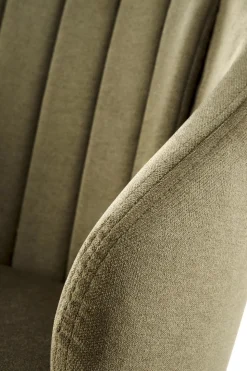 Krzesło obrotowe Arnadine oliwkowe