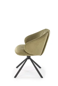 Krzesło obrotowe Arnadine oliwkowe