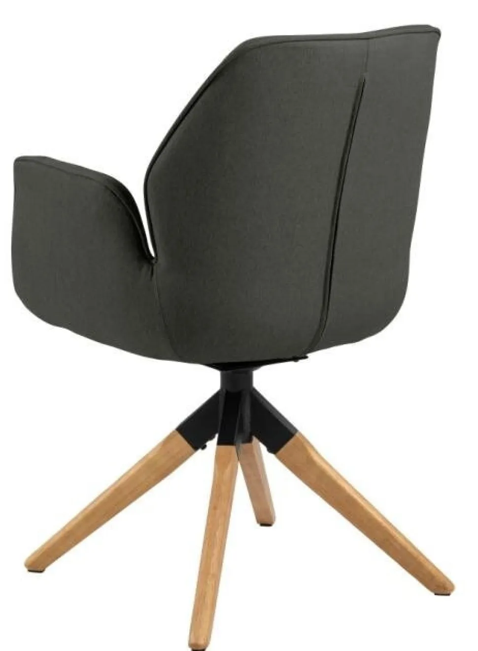 Krzesło obrotowe Aura dark grey auto return tapicerowane