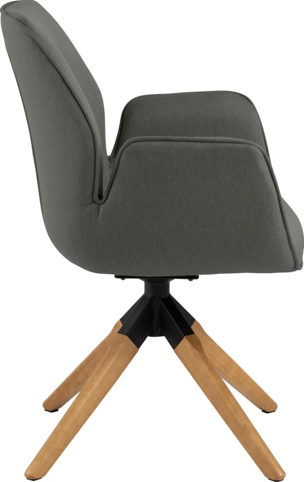 Krzesło obrotowe Aura dark grey auto return tapicerowane