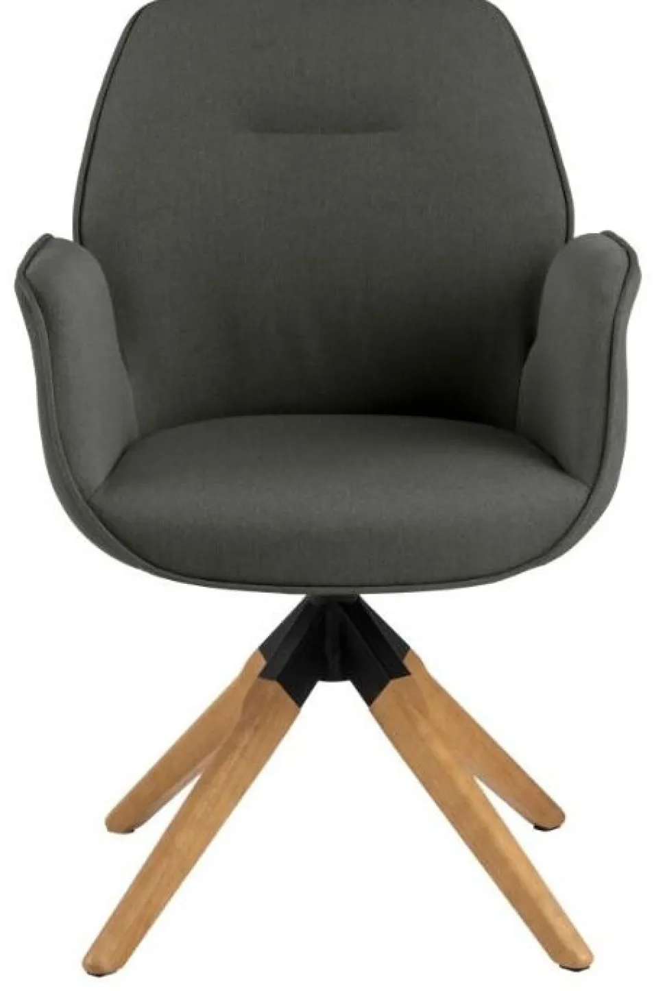 Krzesło obrotowe Aura dark grey auto return tapicerowane