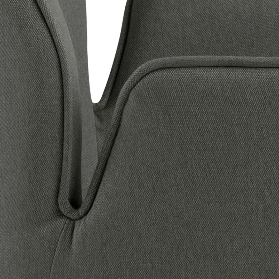 Krzesło obrotowe Aura dark grey auto return tapicerowane