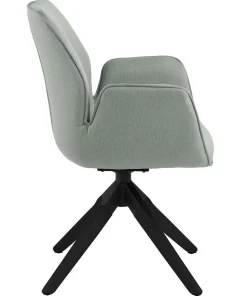 Krzesło obrotowe Aura light grey /black tapicerowane