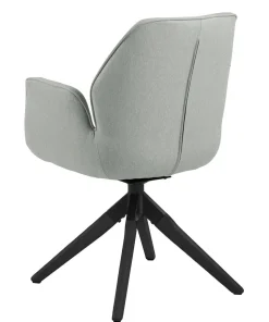 Krzesło obrotowe Aura light grey /black tapicerowane