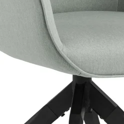 Krzesło obrotowe Aura light grey /black tapicerowane