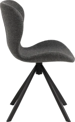 Krzesło obrotowe Batilda antracytowe Monza 130