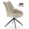 Krzesło  obrotowe Bizerta beżowe