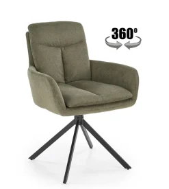 Krzesło obrotowe Bolenge oliwkowy