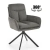 Krzesło obrotowe Bolenge szare