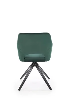 Krzesło obrotowe Cretas Velvet ciemny     zielony