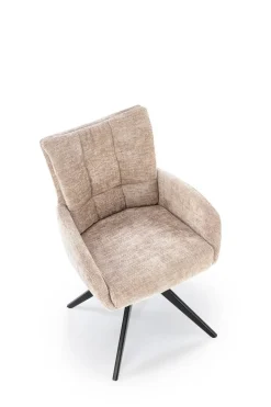 Krzesło obrotowe Dahlia beżowy