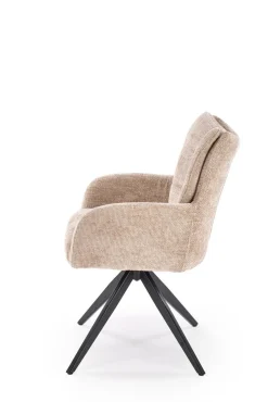 Krzesło obrotowe Dahlia beżowy