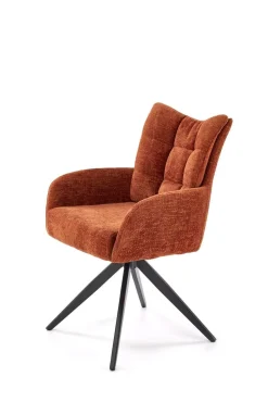 Krzesło obrotowe Dahlia cynamonowy