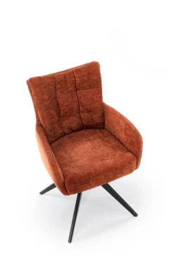 Krzesło obrotowe Dahlia cynamonowy