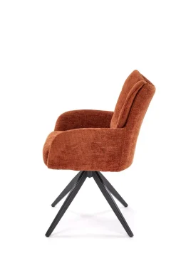 Krzesło obrotowe Dahlia cynamonowy
