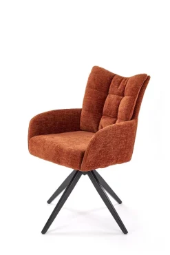 Krzesło obrotowe Dahlia cynamonowy