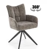 Krzesło obrotowe Dahlia szary