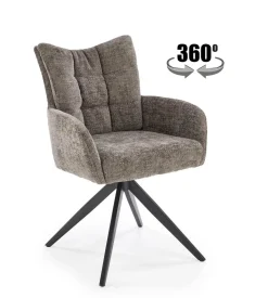 Krzesło obrotowe Dahlia szary