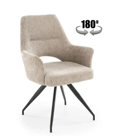 Krzesło obrotowe Naty beżowe