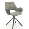 Krzesło obrotowe Odette szare