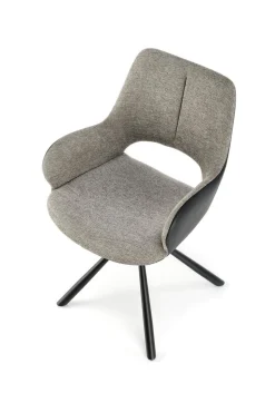 Krzesło obrotowe Odette szare