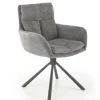 Krzesło obrotowe Ophelia szare
