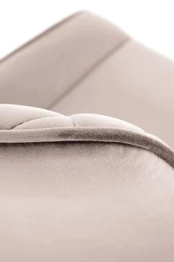 Krzesło obrotowe Veroniq beżowe przeszycia