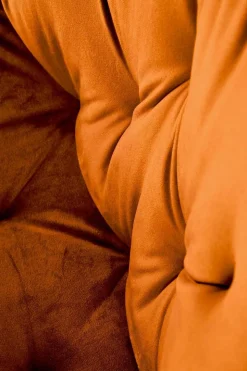 Krzesło obrotowe Veroniq cynamonowe pikowane