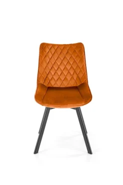 Krzesło obrotowe Veroniq cynamonowe przeszycia