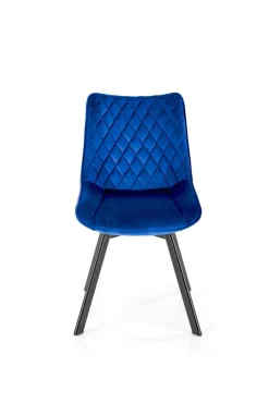 Krzesło obrotowe Veroniq granatowe przeszycia