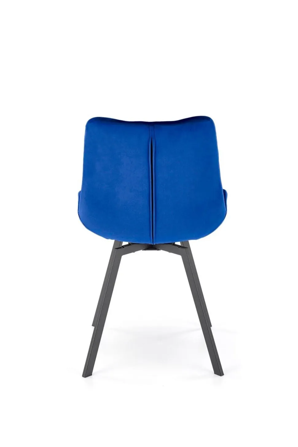 Krzesło obrotowe Veroniq granatowe pikowane