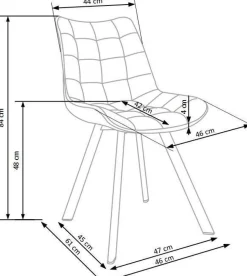 Krzesło Ohio czarne