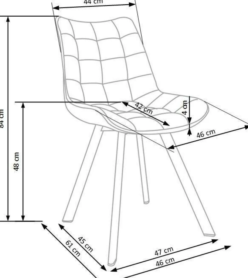 Krzesło Ohio czarne