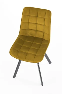 Krzesło Ohio musztardowe