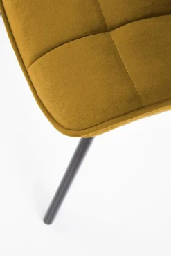 Krzesło Ohio musztardowe