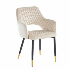 Krzesło Olivia Velvet beżowe