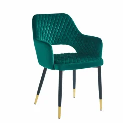 Krzesło Olivia Velvet zielone