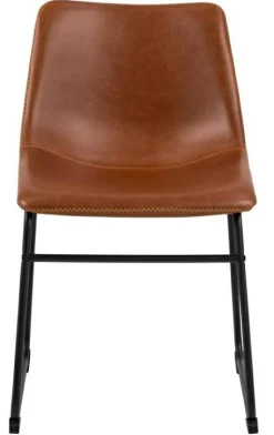 Krzesło Oregon brązowe PU