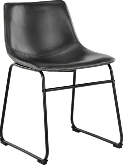 Krzesło Oregon czarne PU