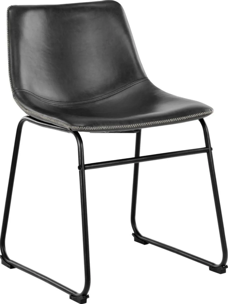 Krzesło Oregon czarne PU