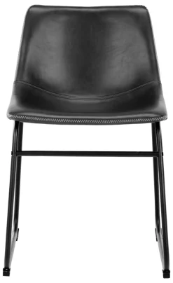 Krzesło Oregon czarne PU