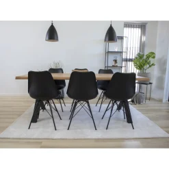 Krzesło Oslo czarne PU